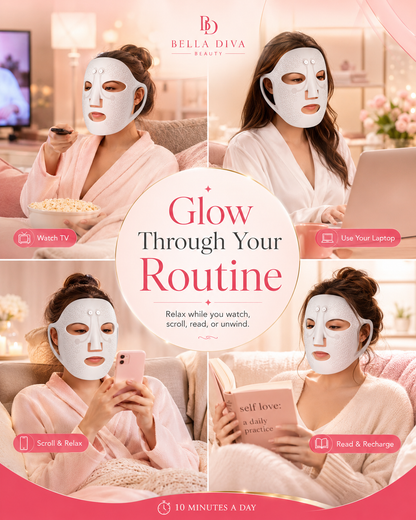 AuraSculpt Mask™ | Anti-Aging 10-Min Spa & Circulation Boost