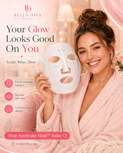 AuraSculpt Mask™ | Anti-Aging 10-Min Spa & Circulation Boost
