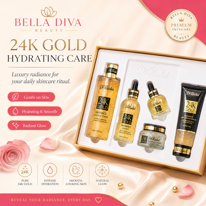 24K Gold Rejuvenation Set- Glow golden and younger with every use
