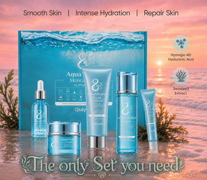 AquaVitalize 5-Piece Deep Hydration Set — Flood, Smooth, Glow.